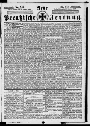 Neue preußische Zeitung vom 20.11.1907