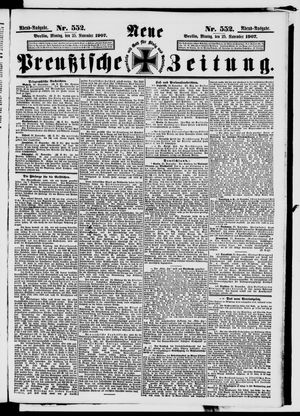 Neue preußische Zeitung vom 25.11.1907