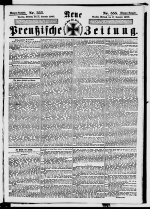 Neue preußische Zeitung vom 27.11.1907