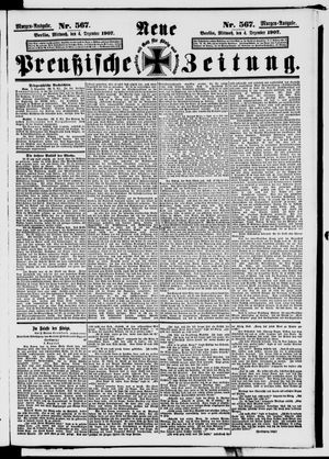Neue preußische Zeitung vom 04.12.1907