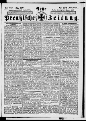 Neue preußische Zeitung vom 05.12.1907