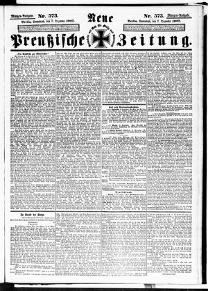 Neue preußische Zeitung vom 07.12.1907