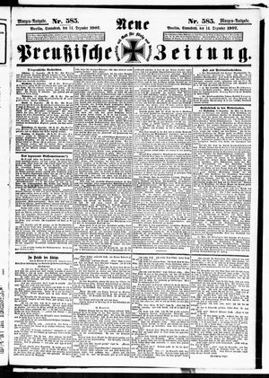 Neue preußische Zeitung vom 14.12.1907