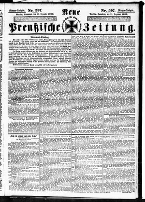 Neue preußische Zeitung on Dec 21, 1907