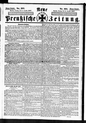 Neue preußische Zeitung vom 24.12.1907