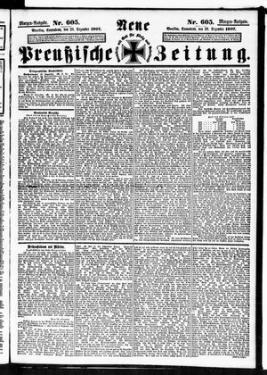Neue preußische Zeitung vom 28.12.1907