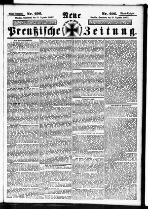 Neue preußische Zeitung vom 28.12.1907