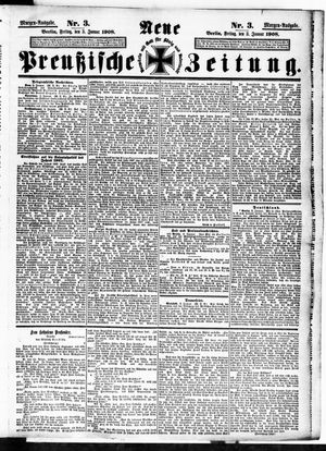 Neue preußische Zeitung vom 03.01.1908