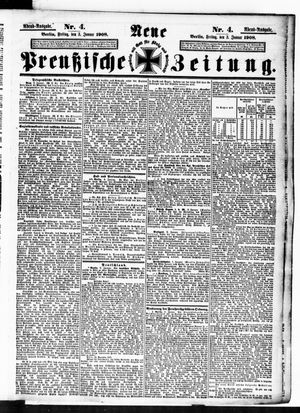 Neue preußische Zeitung vom 03.01.1908