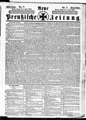 Neue preußische Zeitung vom 05.01.1908