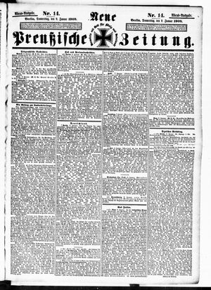 Neue preußische Zeitung vom 09.01.1908