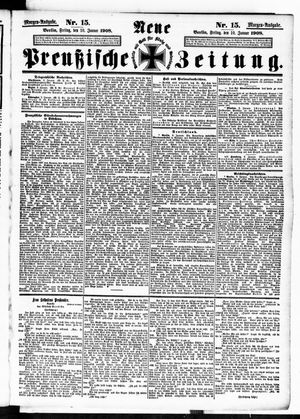 Neue preußische Zeitung vom 10.01.1908