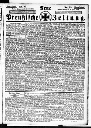 Neue preußische Zeitung vom 15.01.1908