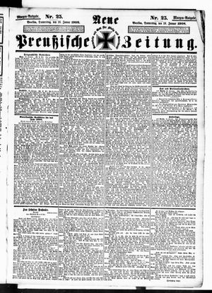 Neue preußische Zeitung vom 16.01.1908