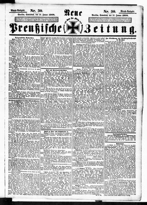 Neue preußische Zeitung vom 18.01.1908