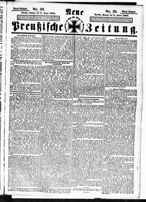 Neue preußische Zeitung vom 20.01.1908