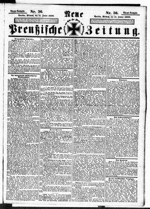 Neue preußische Zeitung vom 22.01.1908