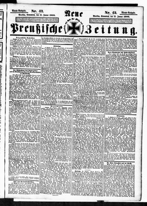 Neue preußische Zeitung vom 25.01.1908