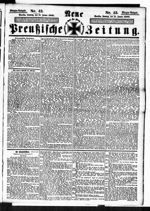 Neue preußische Zeitung vom 26.01.1908