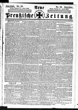 Neue preußische Zeitung vom 01.02.1908