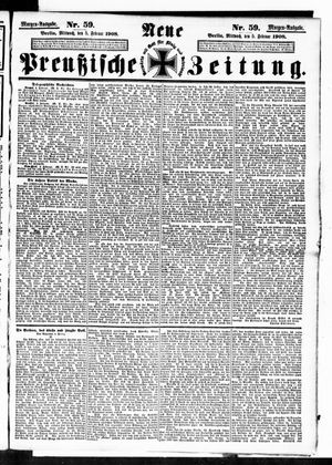 Neue preußische Zeitung vom 05.02.1908