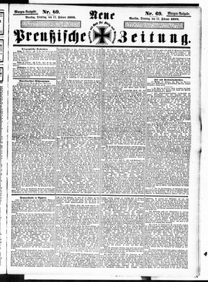 Neue preußische Zeitung vom 11.02.1908