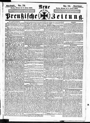 Neue preußische Zeitung vom 12.02.1908