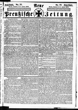 Neue preußische Zeitung vom 15.02.1908