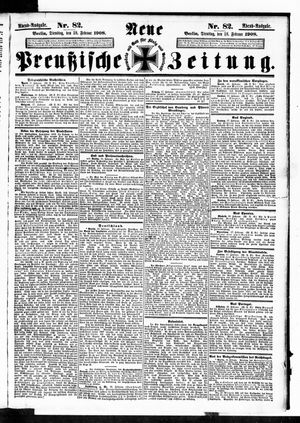 Neue preußische Zeitung vom 18.02.1908