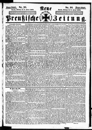 Neue preußische Zeitung vom 26.02.1908