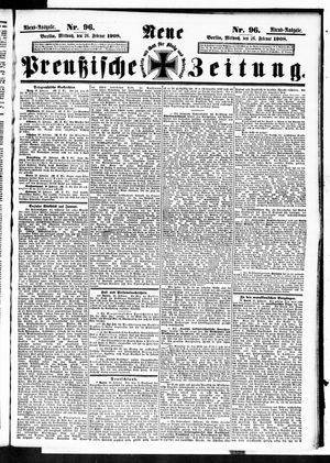Neue preußische Zeitung vom 26.02.1908