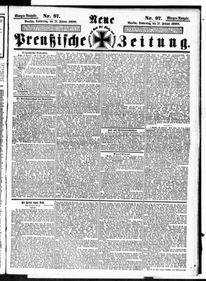 Neue preußische Zeitung vom 27.02.1908