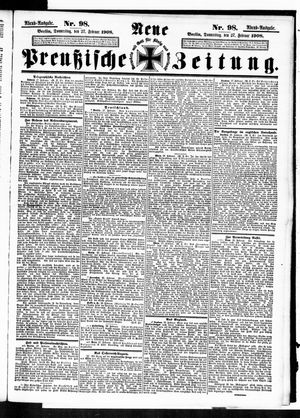 Neue preußische Zeitung vom 27.02.1908