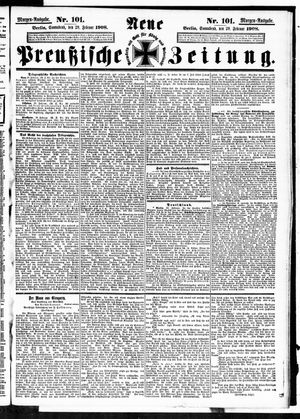 Neue preußische Zeitung vom 29.02.1908