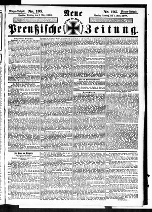 Neue preußische Zeitung vom 03.03.1908