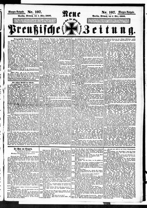 Neue preußische Zeitung vom 04.03.1908