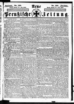 Neue preußische Zeitung vom 04.03.1908