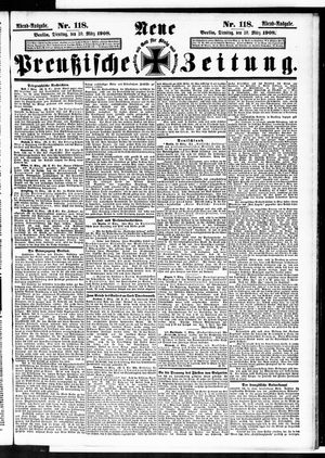 Neue preußische Zeitung vom 10.03.1908