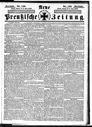 Neue preußische Zeitung vom 23.03.1908