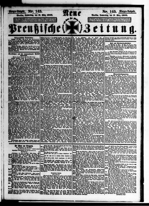 Neue preußische Zeitung vom 26.03.1908
