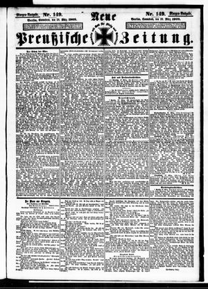 Neue preußische Zeitung vom 28.03.1908