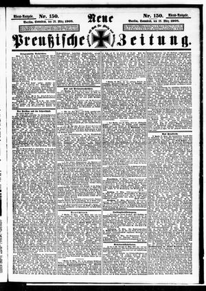 Neue preußische Zeitung vom 28.03.1908