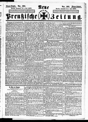 Neue preußische Zeitung vom 04.04.1908