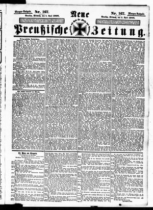 Neue preußische Zeitung vom 08.04.1908