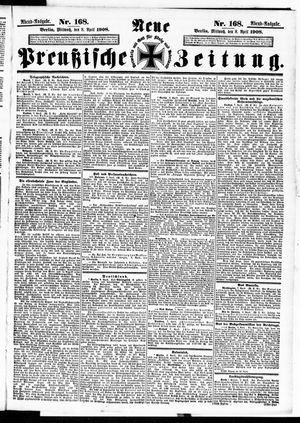 Neue preußische Zeitung vom 08.04.1908