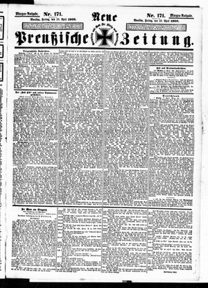 Neue preußische Zeitung vom 10.04.1908