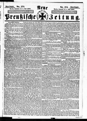 Neue preußische Zeitung vom 11.04.1908