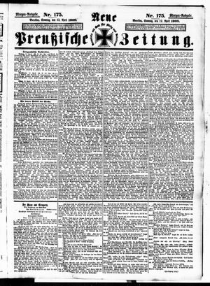 Neue preußische Zeitung vom 12.04.1908