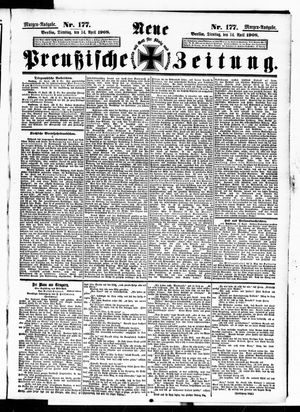 Neue preußische Zeitung vom 14.04.1908