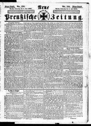 Neue preußische Zeitung vom 16.04.1908